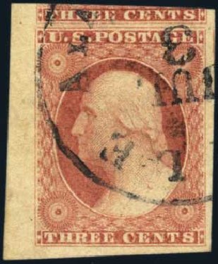 Value of US Stamp Scott Cat. #11 - 3c 1851 Washington. Harmer-Schau Auction Galleries, Jan 2014, Sale 100, Lot 425
