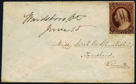 Cost of US Stamps Scott Catalogue # 11: 3c 1851 Washington. Harmer-Schau Auction Galleries, Jan 2013, Sale 96, Lot 405