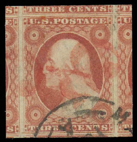 Price of US Stamp Scott Catalog # 11 - 1851 3c Washington. Daniel Kelleher Auctions, Oct 2011, Sale 626, Lot 25