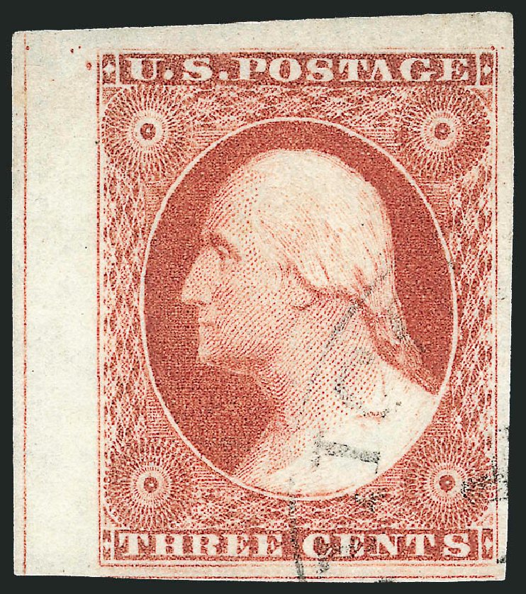 Cost of US Stamps Scott Catalogue #11 - 1851 3c Washington. Robert Siegel Auction Galleries, Dec 2011, Sale 1017, Lot 335