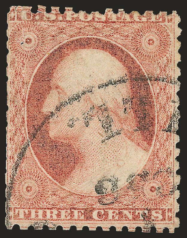 US Stamp Prices Scott Catalog 11: 1851 3c Washington. Robert Siegel Auction Galleries, Sep 2008, Sale 962, Lot 2235