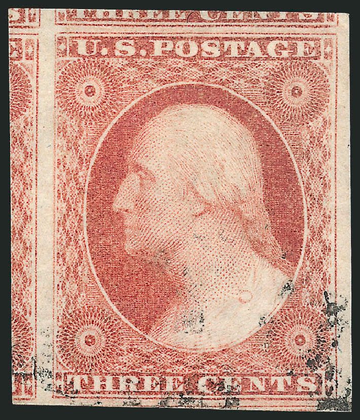 Values of US Stamp Scott Cat. #11: 1851 3c Washington. Robert Siegel Auction Galleries, Oct 2010, Sale 997, Lot 5155