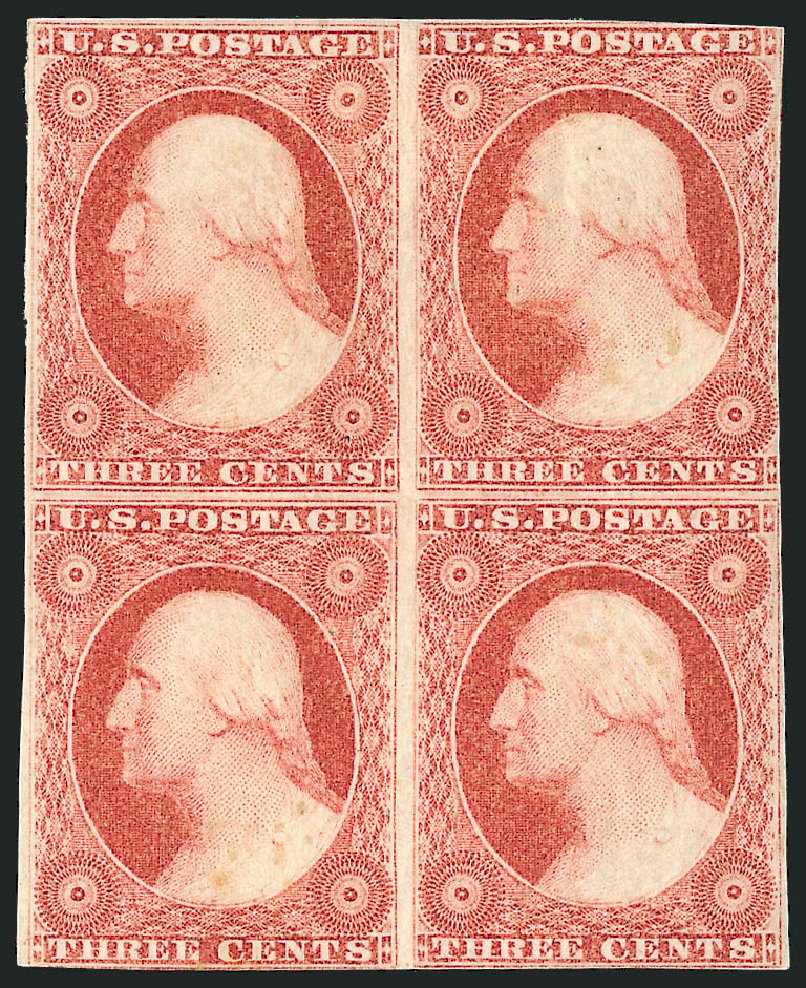 Cost of US Stamps Scott Cat. #11 - 1851 3c Washington. Robert Siegel Auction Galleries, Mar 2012, Sale 1021, Lot 132