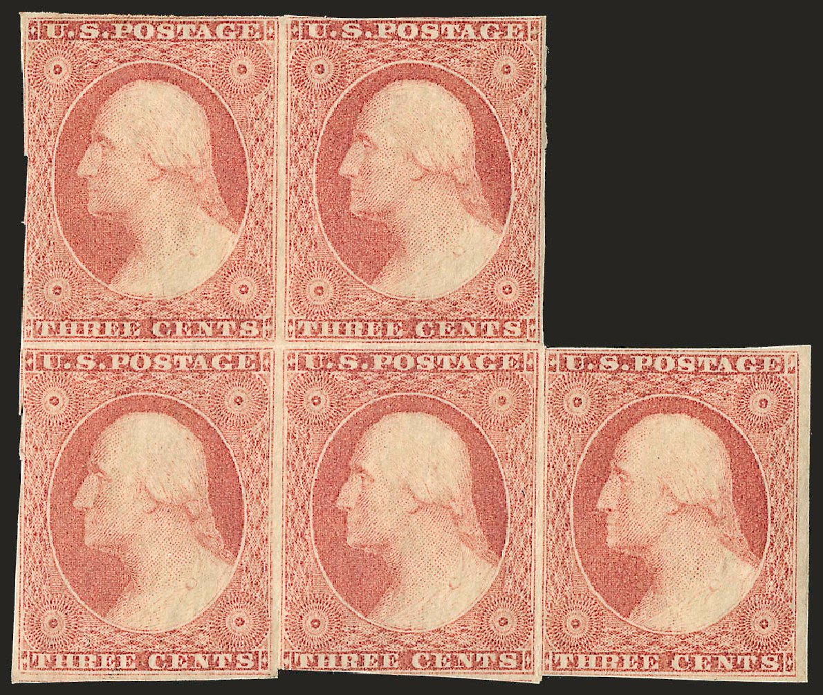 US Stamp Value Scott Catalog #11 - 1851 3c Washington. Robert Siegel Auction Galleries, Dec 2009, Sale 982, Lot 5062