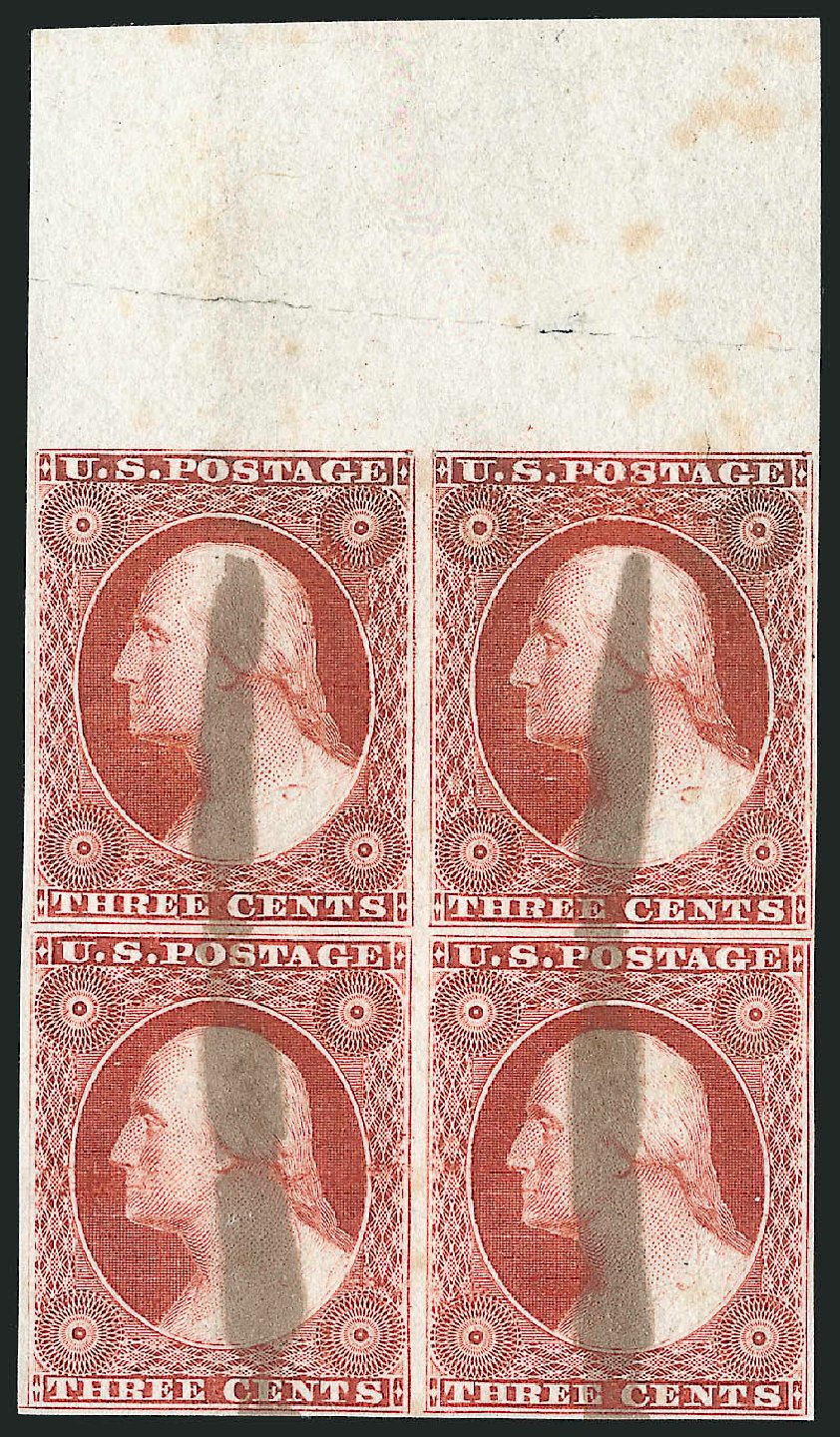 Price of US Stamps Scott Catalogue # 11: 1851 3c Washington. Robert Siegel Auction Galleries, Oct 2010, Sale 996, Lot 3002