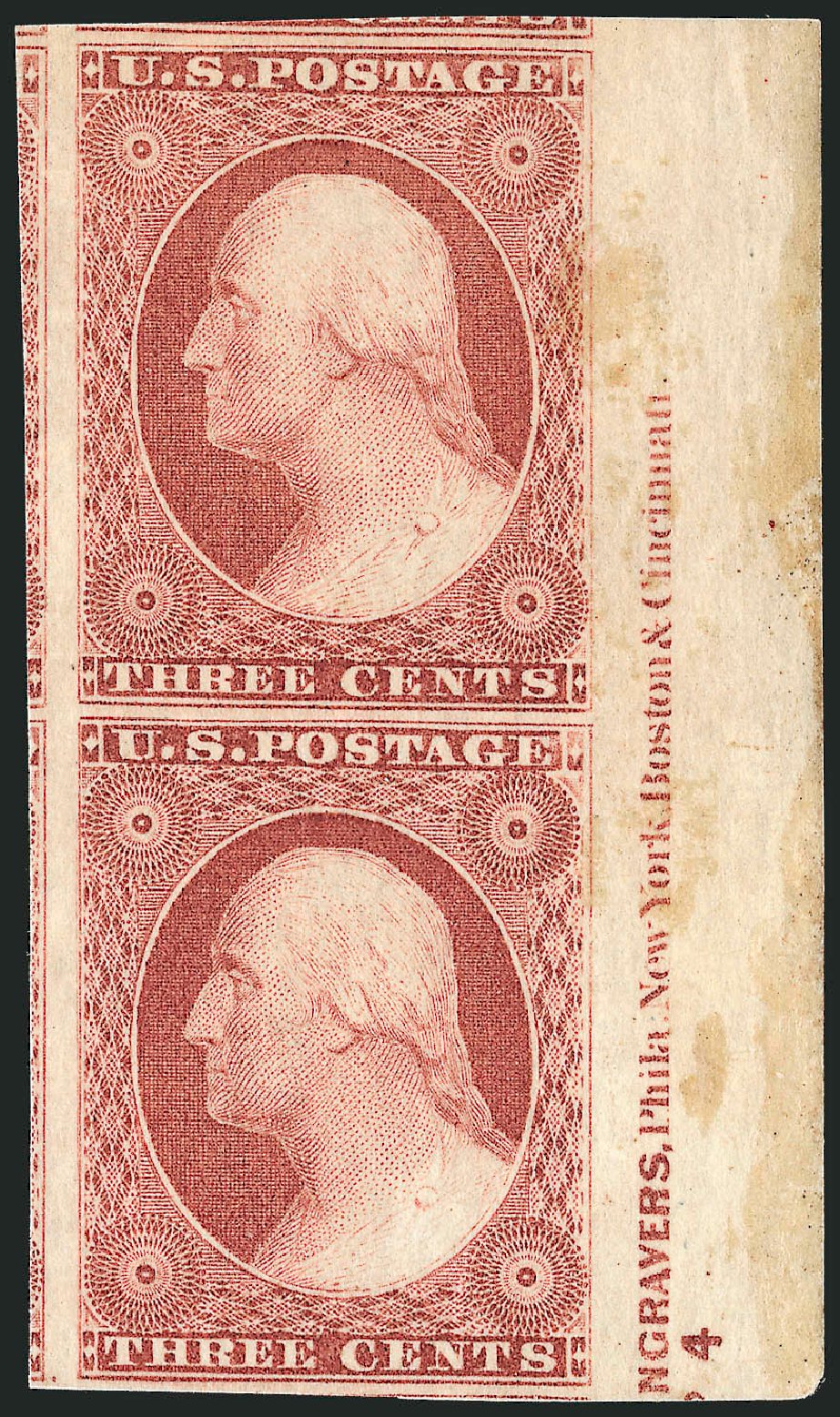 Prices of US Stamp Scott #11 - 3c 1851 Washington. Robert Siegel Auction Galleries, Oct 2010, Sale 996, Lot 3072