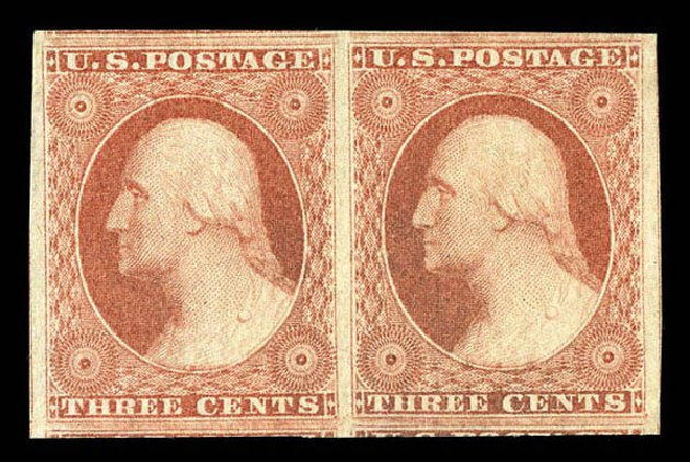 US Stamps Value Scott Catalogue # 11 - 1851 3c Washington. Matthew Bennett International, Sep 2010, Sale 332, Lot 2003