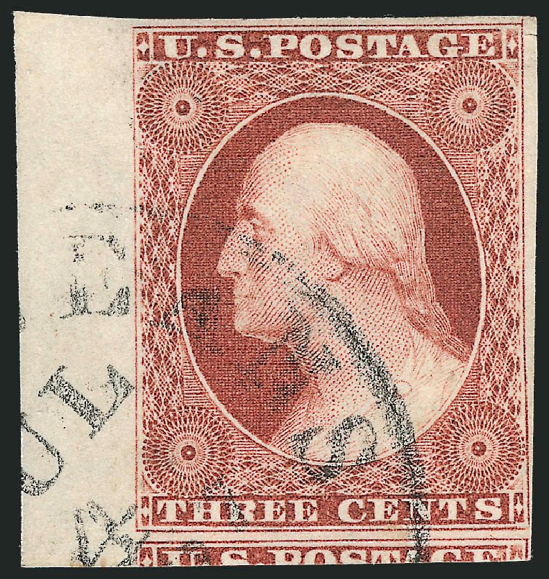 Costs of US Stamp Scott Cat. #11: 3c 1851 Washington. Robert Siegel Auction Galleries, Dec 2011, Sale 1017, Lot 383