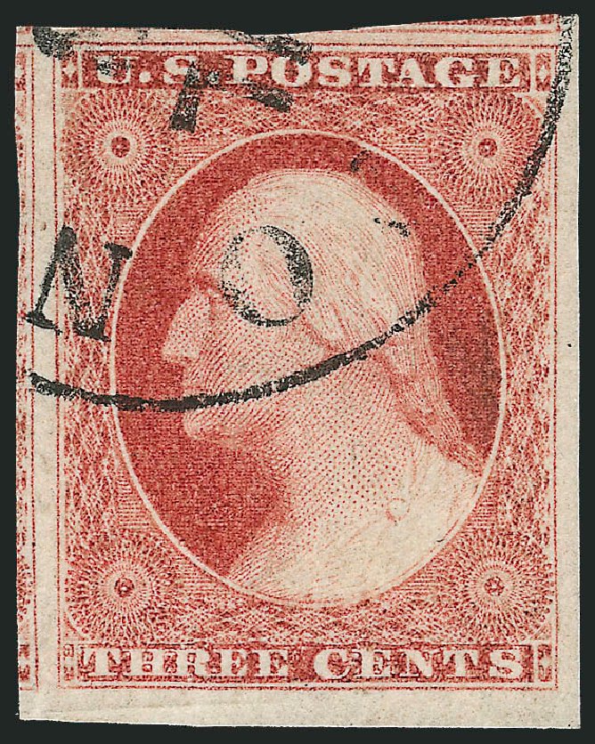 Costs of US Stamp Scott #11: 1851 3c Washington. Robert Siegel Auction Galleries, Dec 2011, Sale 1017, Lot 403