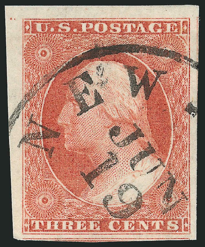 US Stamp Price Scott Catalog # 11: 3c 1851 Washington. Robert Siegel Auction Galleries, Dec 2011, Sale 1017, Lot 433