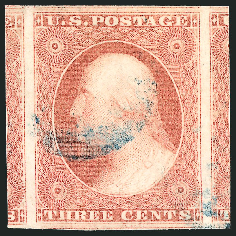 Cost of US Stamps Scott Cat. #11: 1851 3c Washington. Robert Siegel Auction Galleries, Oct 2010, Sale 997, Lot 5153