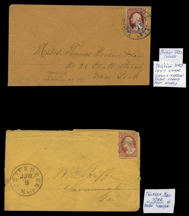Values of US Stamp Scott Cat. #11 - 3c 1851 Washington. Harmer-Schau Auction Galleries, Jan 2014, Sale 100, Lot 426