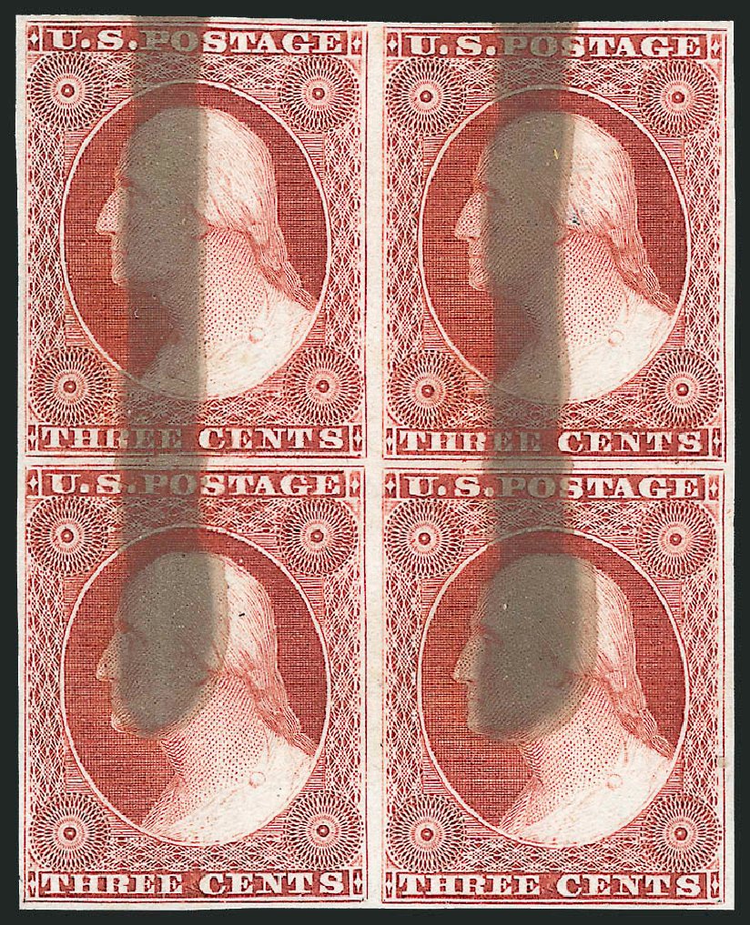 US Stamps Value Scott 11 - 3c 1851 Washington. Robert Siegel Auction Galleries, Dec 2012, Sale 1037, Lot 1036