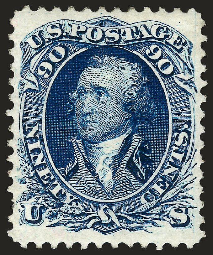 Cost of US Stamp Scott 111 - 1875 90c Washington Without Grill. Robert Siegel Auction Galleries, Oct 2008, Sale 963, Lot 620