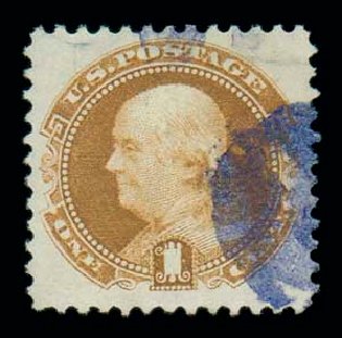 US Stamps Prices Scott Catalogue # 112: 1c 1869 Pictorial Franklin. Matthew Bennett International, Dec 2007, Sale 323, Lot 257