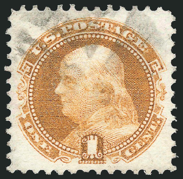 US Stamp Prices Scott Catalog # 112: 1869 1c Pictorial Franklin. Robert Siegel Auction Galleries, Dec 2011, Sale 1017, Lot 538