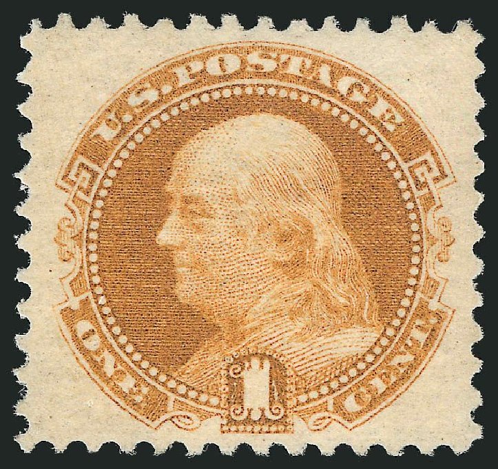 Costs of US Stamps Scott Catalogue #112 - 1c 1869 Pictorial Franklin. Robert Siegel Auction Galleries, May 2013, Sale 1044, Lot 98