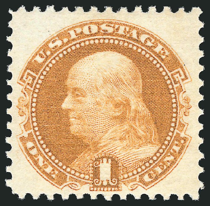 Price of US Stamps Scott Catalog # 112 - 1c 1869 Pictorial Franklin. Robert Siegel Auction Galleries, Mar 2011, Sale 1007, Lot 2259