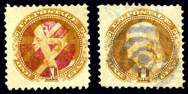 Prices of US Stamps Scott Cat. #112: 1c 1869 Pictorial Franklin. Matthew Bennett International, Dec 2008, Sale 330, Lot 1560