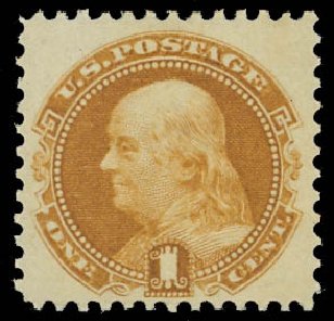 Value of US Stamps Scott Catalog # 112: 1c 1869 Pictorial Franklin. Daniel Kelleher Auctions, Jul 2011, Sale 625, Lot 740