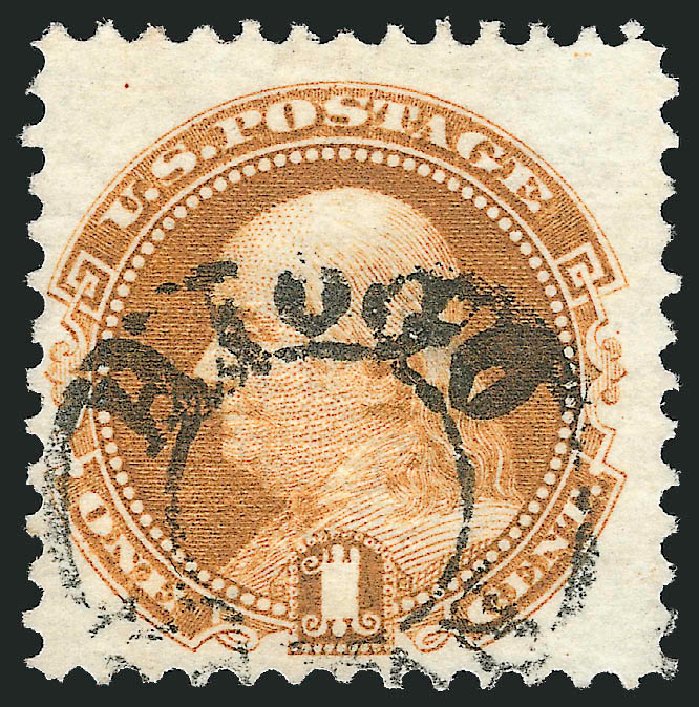 Values of US Stamp Scott Cat. 112: 1c 1869 Pictorial Franklin. Robert Siegel Auction Galleries, Mar 2011, Sale 1004, Lot 10