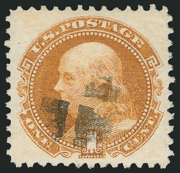 US Stamp Value Scott #112 - 1c 1869 Pictorial Franklin. Robert Siegel Auction Galleries, Mar 2011, Sale 1007, Lot 2260