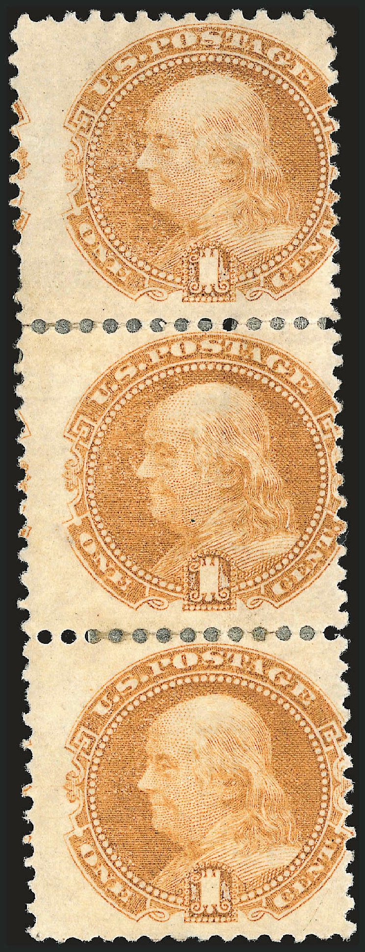 Price of US Stamp Scott Cat. #112: 1c 1869 Pictorial Franklin. Robert Siegel Auction Galleries, Dec 2009, Sale 982, Lot 5300