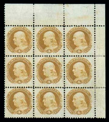 Costs of US Stamp Scott Catalog #112: 1869 1c Pictorial Franklin. Matthew Bennett International, Jun 2007, Sale 319, Lot 1151