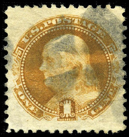 US Stamps Value Scott Catalogue 112 - 1c 1869 Pictorial Franklin. Matthew Bennett International, Sep 2011, Sale 338, Lot 1781