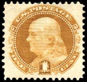 Prices of US Stamp Scott Catalogue #112: 1869 1c Pictorial Franklin. Harmer-Schau Auction Galleries, Oct 2010, Sale 87, Lot 131