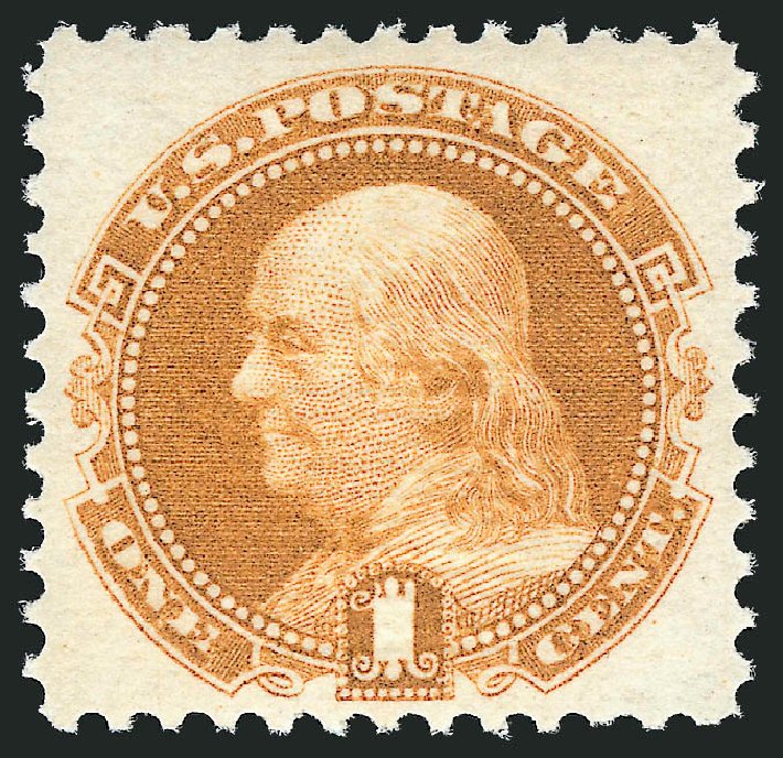 Costs of US Stamp Scott # 112 - 1869 1c Pictorial Franklin. Robert Siegel Auction Galleries, Mar 2011, Sale 1004, Lot 1