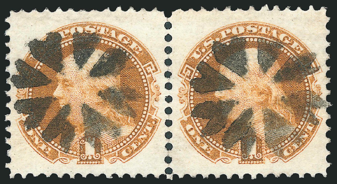 Values of US Stamps Scott Cat. #112: 1c 1869 Pictorial Franklin. Robert Siegel Auction Galleries, Mar 2011, Sale 1004, Lot 11