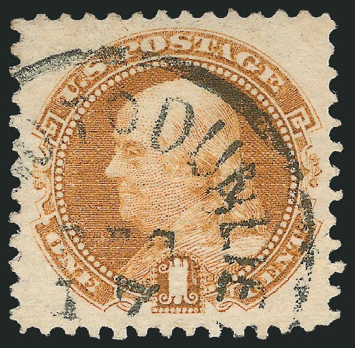 US Stamp Price Scott 112: 1869 1c Pictorial Franklin. Robert Siegel Auction Galleries, Mar 2011, Sale 1007, Lot 2261