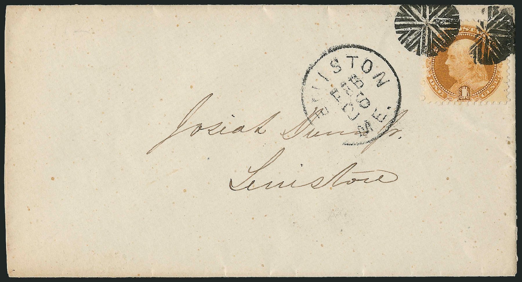 Cost of US Stamp Scott Cat. 112 - 1c 1869 Pictorial Franklin. Robert Siegel Auction Galleries, Oct 2011, Sale 1013, Lot 151