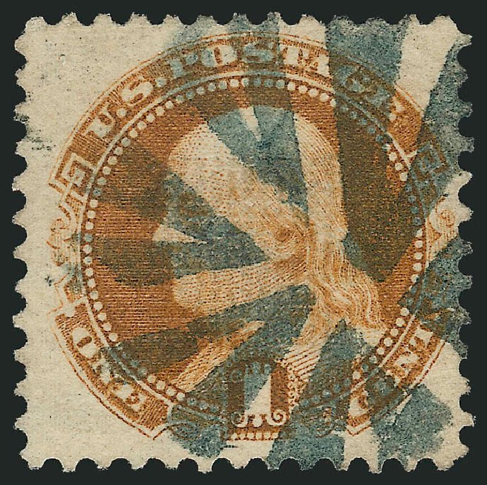 US Stamps Price Scott Catalogue # 112: 1c 1869 Pictorial Franklin. Robert Siegel Auction Galleries, Dec 2011, Sale 1017, Lot 541