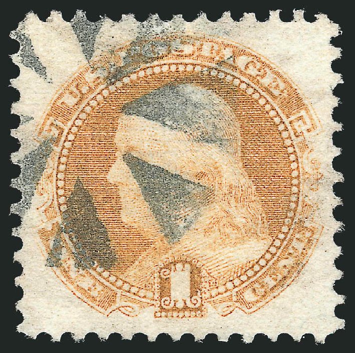 Value of US Stamps Scott Catalogue 112: 1869 1c Pictorial Franklin. Robert Siegel Auction Galleries, Nov 2012, Sale 1034, Lot 121