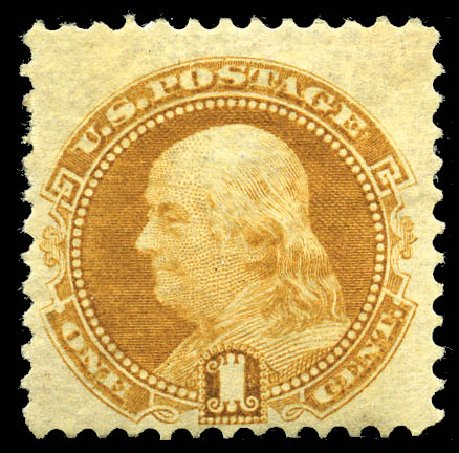 Prices of US Stamp Scott 112: 1869 1c Pictorial Franklin. Matthew Bennett International, Feb 2012, Sale 340, Lot 214