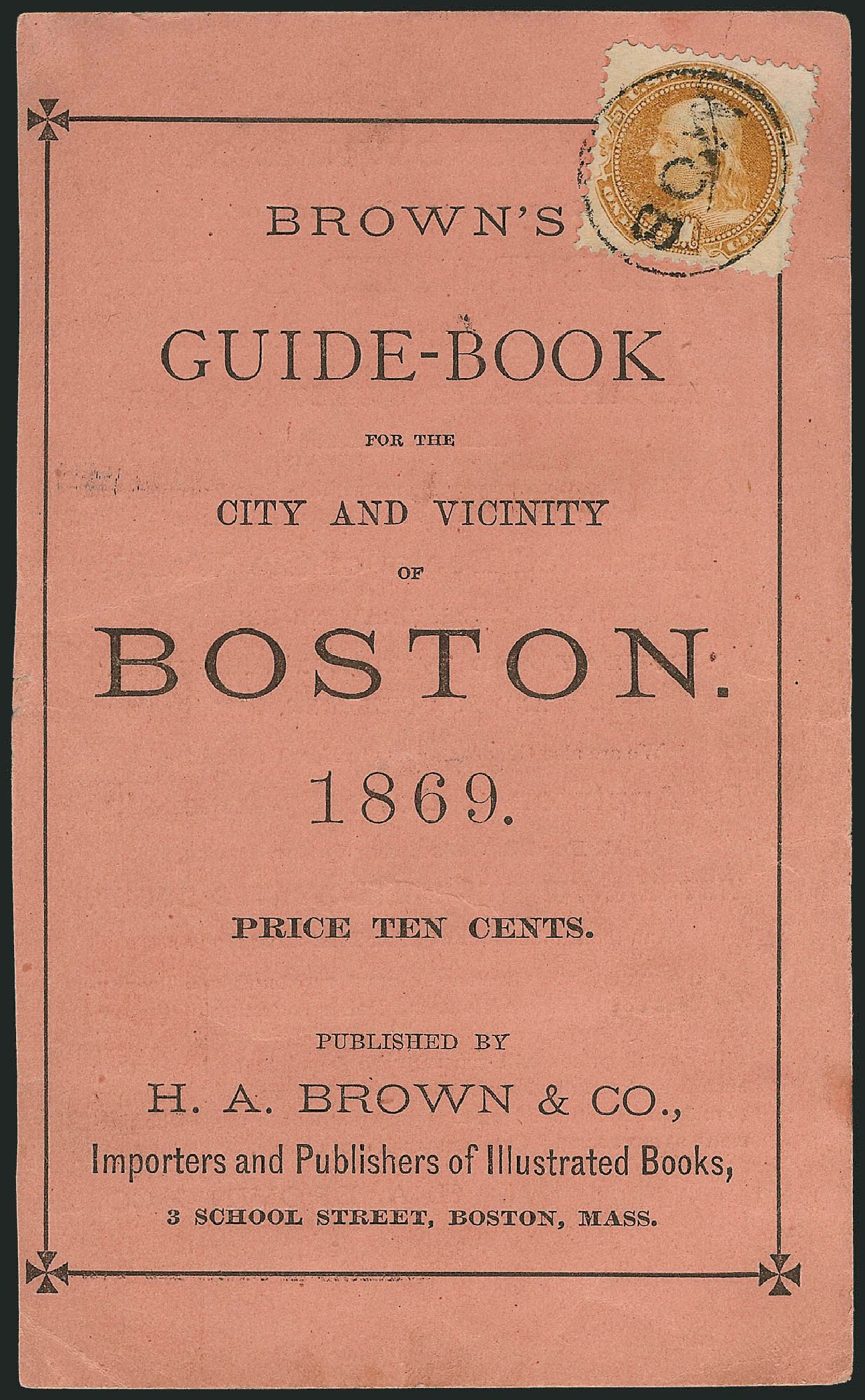 Value of US Stamps Scott Catalog # 112: 1869 1c Pictorial Franklin. Robert Siegel Auction Galleries, Mar 2011, Sale 1004, Lot 14