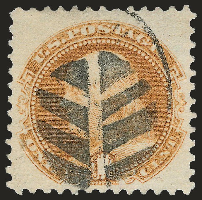 Price of US Stamp Scott Cat. 112 - 1869 1c Pictorial Franklin. Robert Siegel Auction Galleries, Jun 2009, Sale 975, Lot 1334