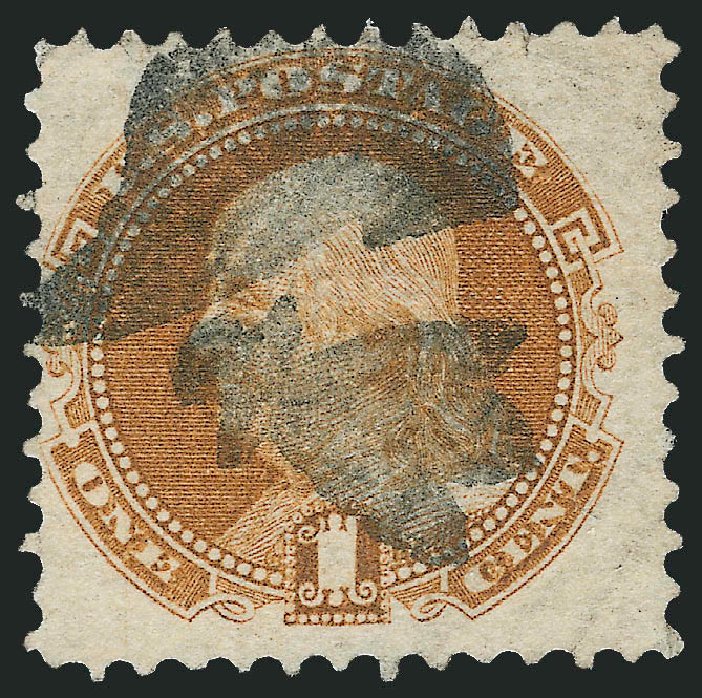 US Stamps Value Scott Catalogue # 112: 1c 1869 Pictorial Franklin. Robert Siegel Auction Galleries, Mar 2011, Sale 1007, Lot 2262