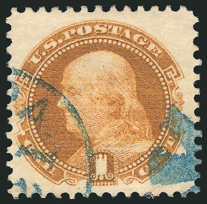 Value of US Stamps Scott # 112 - 1869 1c Pictorial Franklin. Robert Siegel Auction Galleries, Oct 2010, Sale 997, Lot 5442