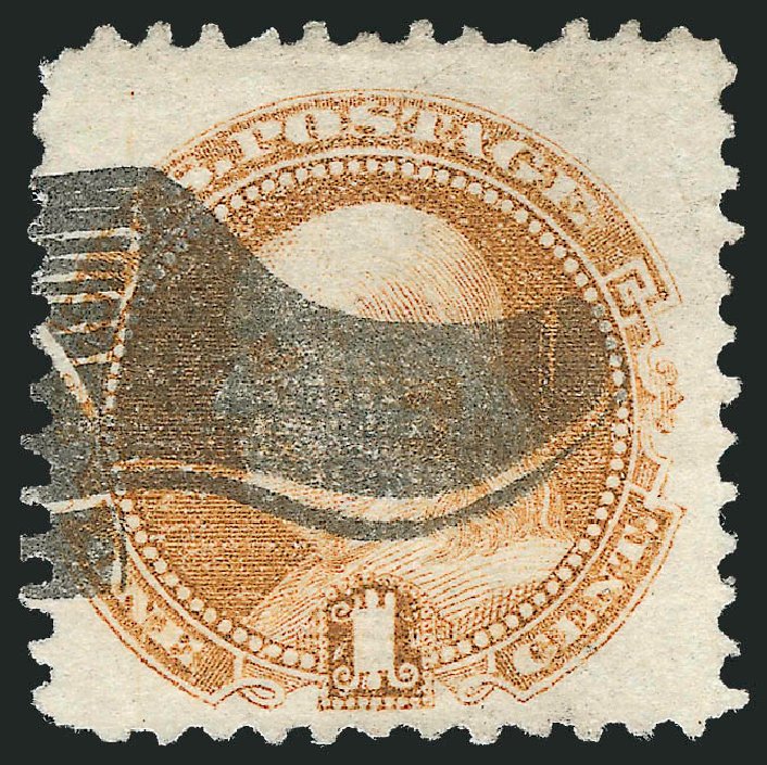 US Stamps Values Scott Cat. 112 - 1c 1869 Pictorial Franklin. Robert Siegel Auction Galleries, Oct 2011, Sale 1013, Lot 143