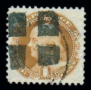 US Stamps Value Scott # 112: 1c 1869 Pictorial Franklin. Matthew Bennett International, Dec 2007, Sale 323, Lot 256