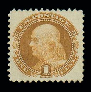 Costs of US Stamp Scott Catalogue #112 - 1869 1c Pictorial Franklin. Matthew Bennett International, Dec 2007, Sale 325, Lot 1576