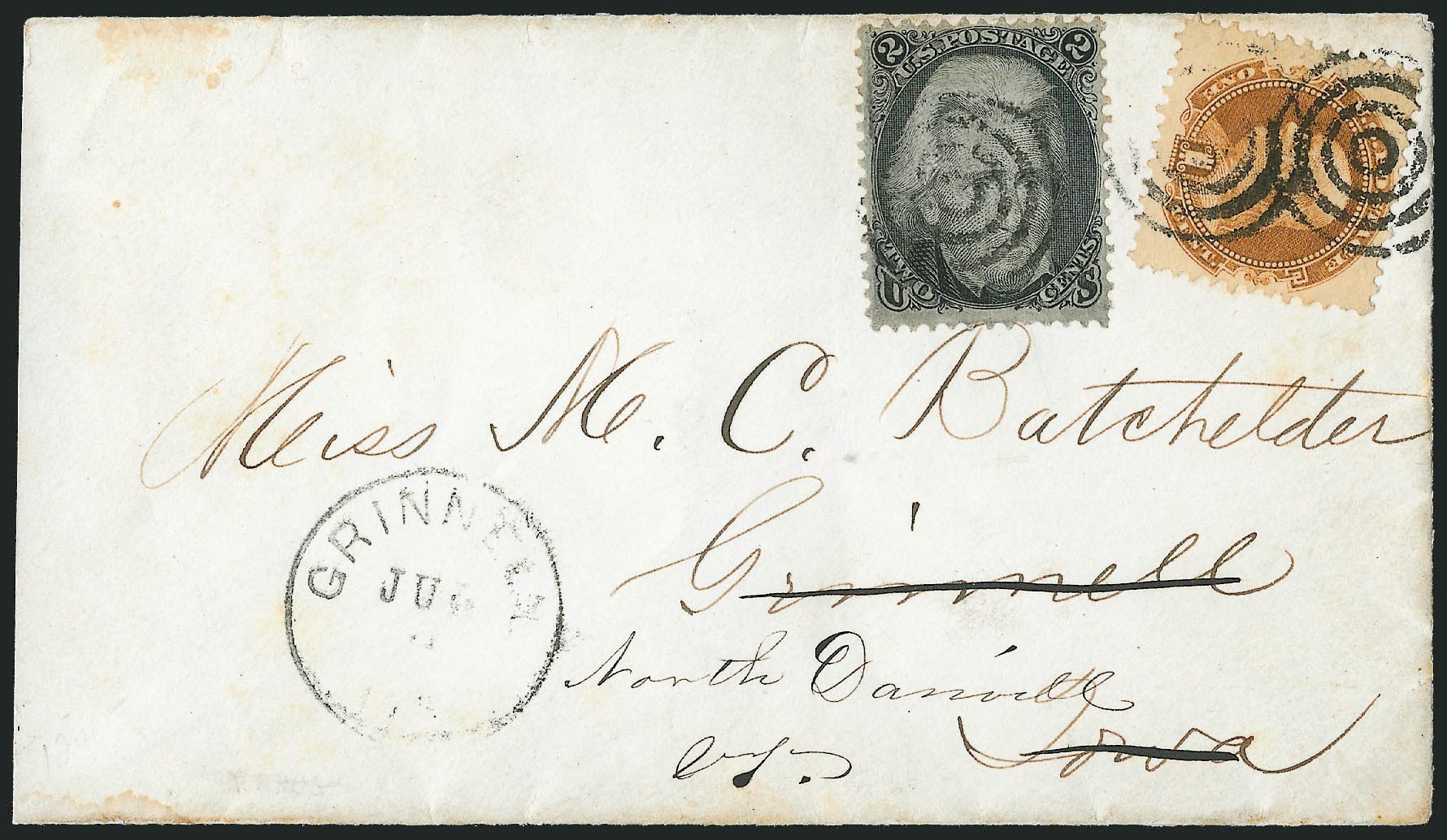 Cost of US Stamps Scott Catalogue # 112 - 1c 1869 Pictorial Franklin. Robert Siegel Auction Galleries, Mar 2011, Sale 1004, Lot 16