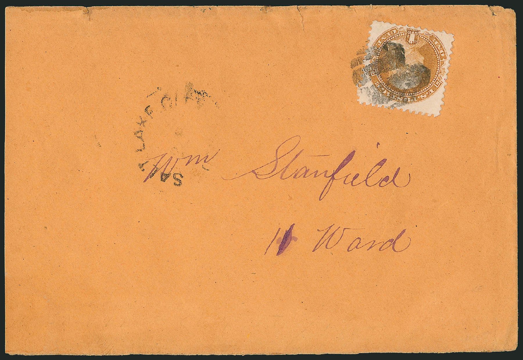 Value of US Stamp Scott 112: 1869 1c Pictorial Franklin. Robert Siegel Auction Galleries, Sep 2010, Sale 993, Lot 516