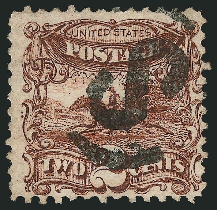Costs of US Stamps Scott Cat. # 113: 2c 1869 Pictorial Horse Rider. Robert Siegel Auction Galleries, Mar 2012, Sale 1019, Lot 437