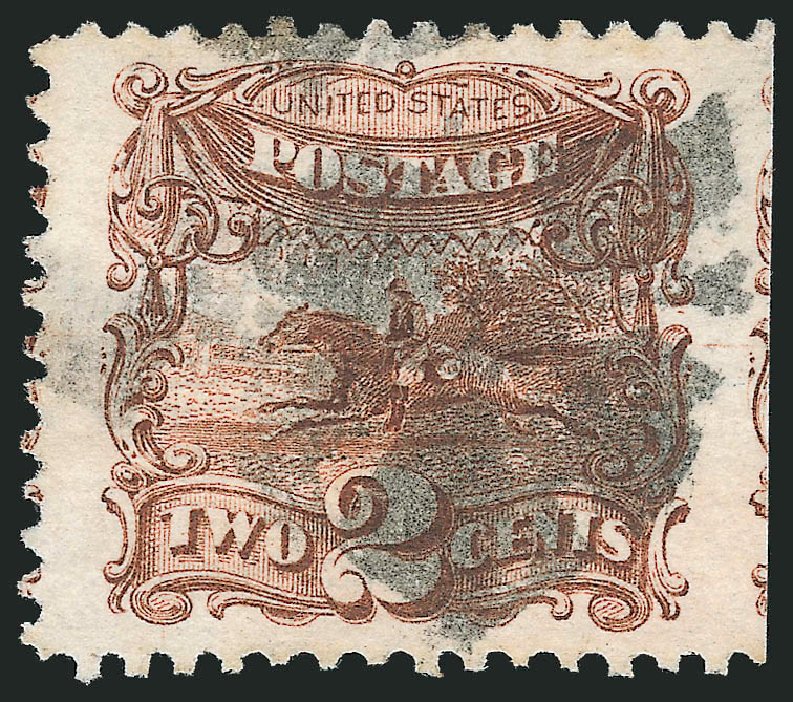 Cost of US Stamps Scott #113: 2c 1869 Pictorial Horse Rider. Robert Siegel Auction Galleries, Dec 2012, Sale 1037, Lot 1657