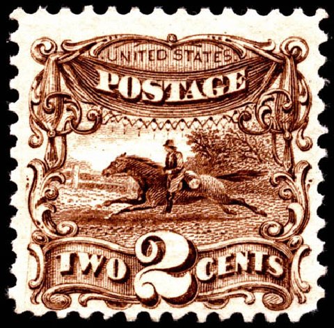 Costs of US Stamp Scott Catalogue # 113: 2c 1869 Pictorial Horse Rider. Matthew Bennett International, Jun 2008, Sale 328, Lot 608