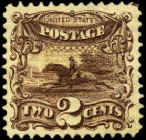 Cost of US Stamp Scott Catalog 113: 2c 1869 Pictorial Horse Rider. Harmer-Schau Auction Galleries, Feb 2012, Sale 92, Lot 918